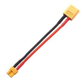 JIECHUN 2 pares XT30 a XT60 enchufe hembra macho adaptador conector inalámbrico para RC FPV dron coche Lipo NiMH cargador de batería ESC