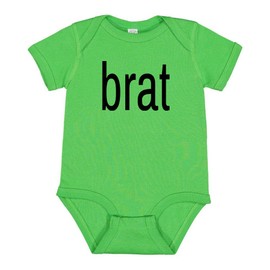 TATY Kids Brat Baby Infant One Piece Bodysuit 12 Months Apple Green