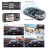 3 Channel Dash Cam for Car Camera Video Recorder Dashcam