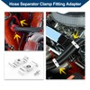 Hihaha Hose Separator Clamp Fitting Adapter/Pipeline Hose Line Separating Clamp