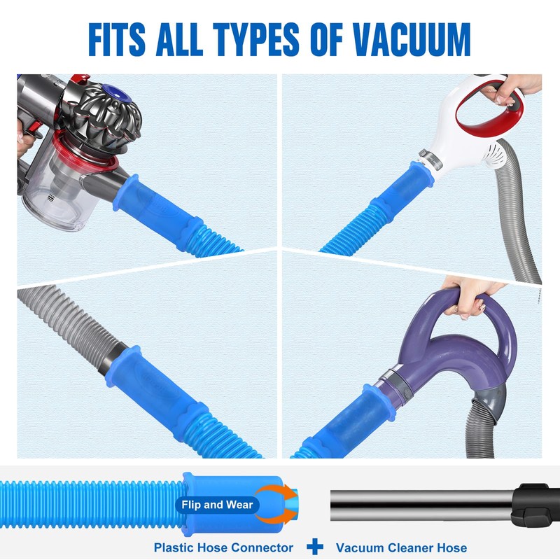 Sealegend Dryer Vent Cleaner Kit Vacuum Hose Attachment Compatible with