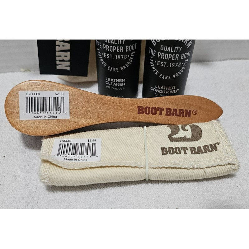 The Boot Barn Leather Care Kit 5 pc set