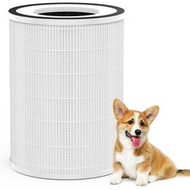 Afloia Washable & Removable Pet Replacement Filter, 360° 3-Stage Filtration, Compatible with KILO/KILOPRO/MIRO/MIROPRO Air Purifiers