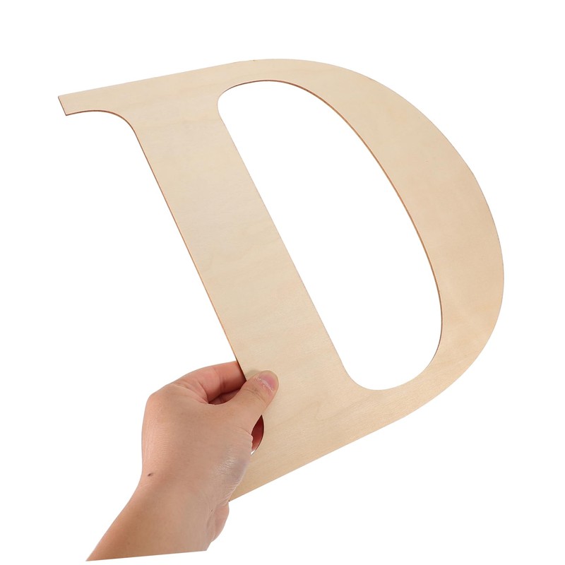 Operitacx DIY Wood Letter d Giant Decorative Letters Big Cardboard