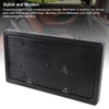 Soporte para Matrícula de Coche, Protector de Cubierta con Tapa