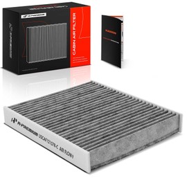 A-Premium Filtro de aire de cabina con carbón activado compatible con modelos Lexus, Toyota y Mazda: Avalon, Camry, Highlander, Corolla, RAV4, Prius, 