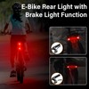 E-Bike Rear Light LED with Brake Light, Electric Bicycle Rear