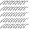 ZHANGBY 50 Pack Metal Bottle Opener Keychain Bulk, Portable Beer