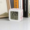 Rkouquhuaqi Romantic Travel in Paris Alarm Clock 7 LED Color