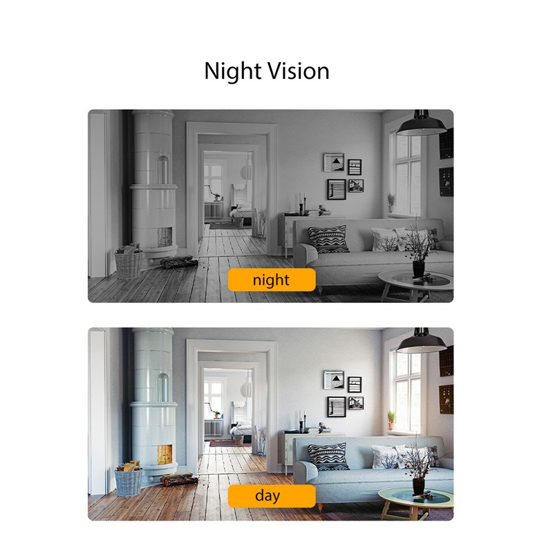 Wireless WiFi Camera 100W 20m Night Vision Voice Intercom 360