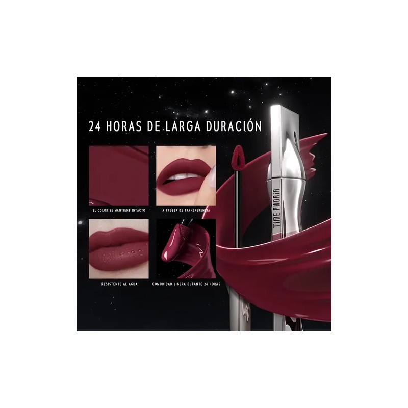 Timephoria Eternal Tinta Labial Mate Larga Duración Suave