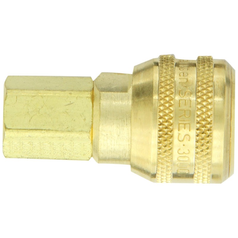 Eaton Hansen 3000 Brass 3000/4000/5000/6000 Series Industrial Interchange, Coupler Socket,