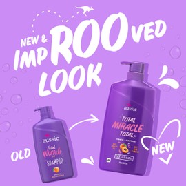 Aussie Total Miracle Collection Shampoo, 26.2 Fluid Ounce