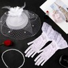 DRYIC Fascinators for Women High Tea Party Fascinator Hats, Lace