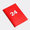 OD OCTÀGONDESIGN A4 Monthly Planner 2024 Red