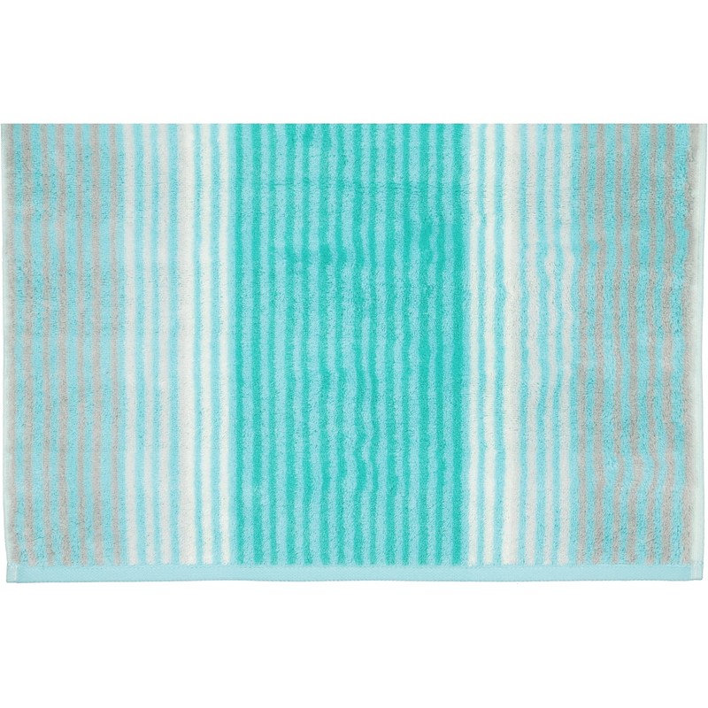Cawö Home Hand Towels Noblesse Cashmere Stripes 1056 Mint -