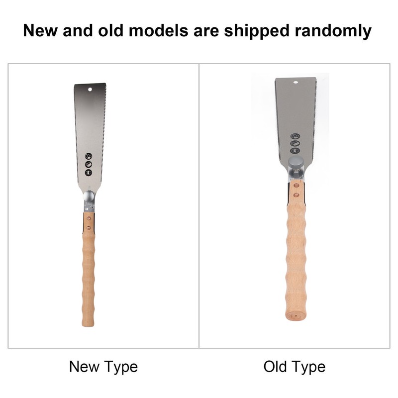 Double Edge Sided Hand Saw Fine Tooth Triple Fast Flush