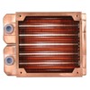 Water Cooling Radiator Red Copper 7mm Round Pipe G1/4 Thread