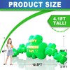 Joyfizzle 10.5FT Length St. Patricks Inflatables Shamrocks Built in Flash