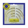 C. S. Osborne K-4 Curved 3 Square Point Needle Card Include 3" 4" 5" and 6" Long ( Upholstery Tool )