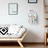 Jeesblsy Wall Mounted Storage Bag, Fabric Storage Bedside Table Door