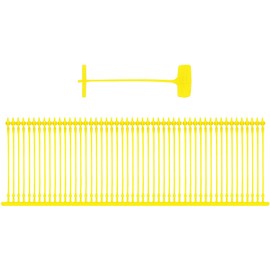 10000 Pcs 1 Inch (2.5cm) Yellow Tag Gun Barbs (Fasteners) for Any Standard Price Labels Clothing Tagging Attachers (1"-Yellow)