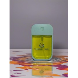 TRANQUIL TOUCH Banana Scent Hand Sanitizer Spray – 45ml Fine Mist, Kills 99.9% of Germs, with Hyaluronic Acid & Collagen – Travel Size, Non-Sticky, Hydrating Formula (800 Sprays)