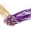 PATIKIL Fairy Wands, 24 Pack Ribbon Streamers with Bells Silk