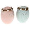 MACOSA HOME Easter Eggs Set of 2 with Wreath Easter