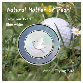 E TRUEE Golf Ball Marker Hat Clip with Pearl Ball Marker, Golf Gifts, Golf Accessories, Golf Ball Markers for Women