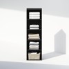 Furinno Reed 5-Tier Open Shelf Multipurpose Closet & Clothing Storage,
