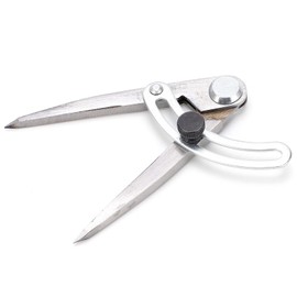Leather Compass, Stainless Steel Compass Scribe Tool Compass for Geometry Wing Divider Compass for Index Gauge for Line Segment Size Measurement