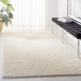 Safavieh PRM300A-4 Primo Shag Collection PRM300A Ivory (4' x 6') Area Rug