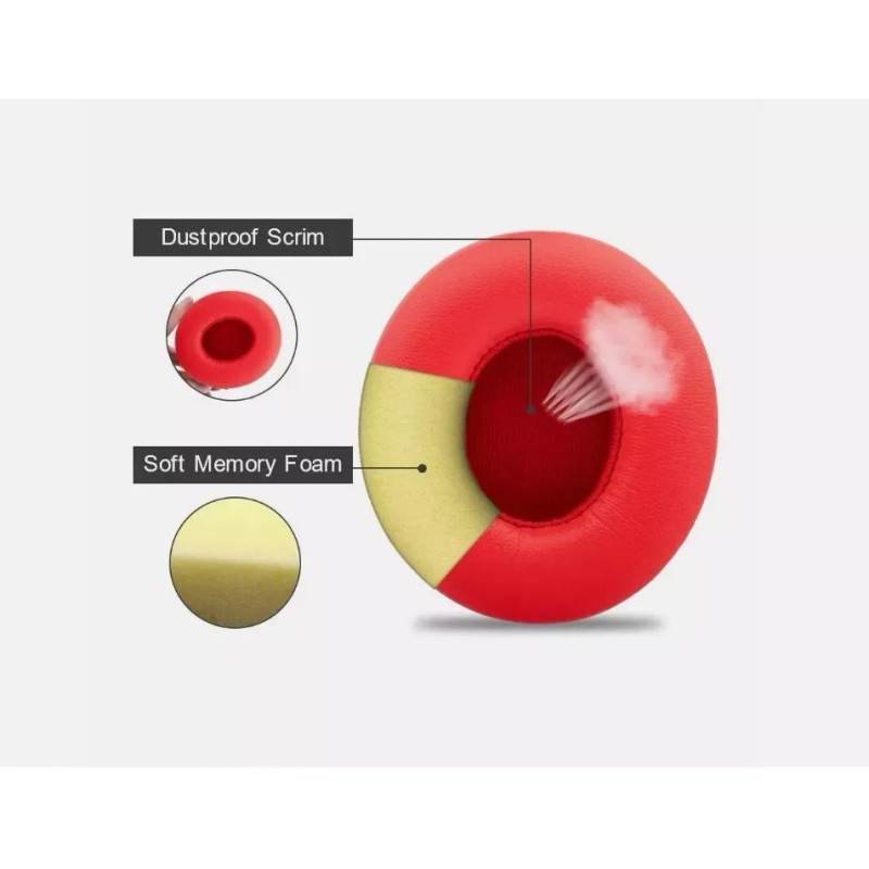 Beats Solo 2/3 Wireless/Wire Replacement Ear Pads Cushion For Beats