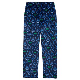 vineyard vines Boys' High Pile Fleece Pajama Pants, Ski Lift Whale-Nautical Navy, 5