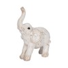 Sagebrook Home Resin Elephant Figurine - Handcrafted Polyresin Home Decor