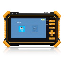 Rsrteng CCTV Tester Monitor Auto HD Coaxial Camera Tester 4K 8MP TVI/CVI/AHD/CVBS Analog Video Monitor 4.3 inch TFT-LCD Screen PTZ Control RS485 Call OSD Menu Audio DC12V Power Output