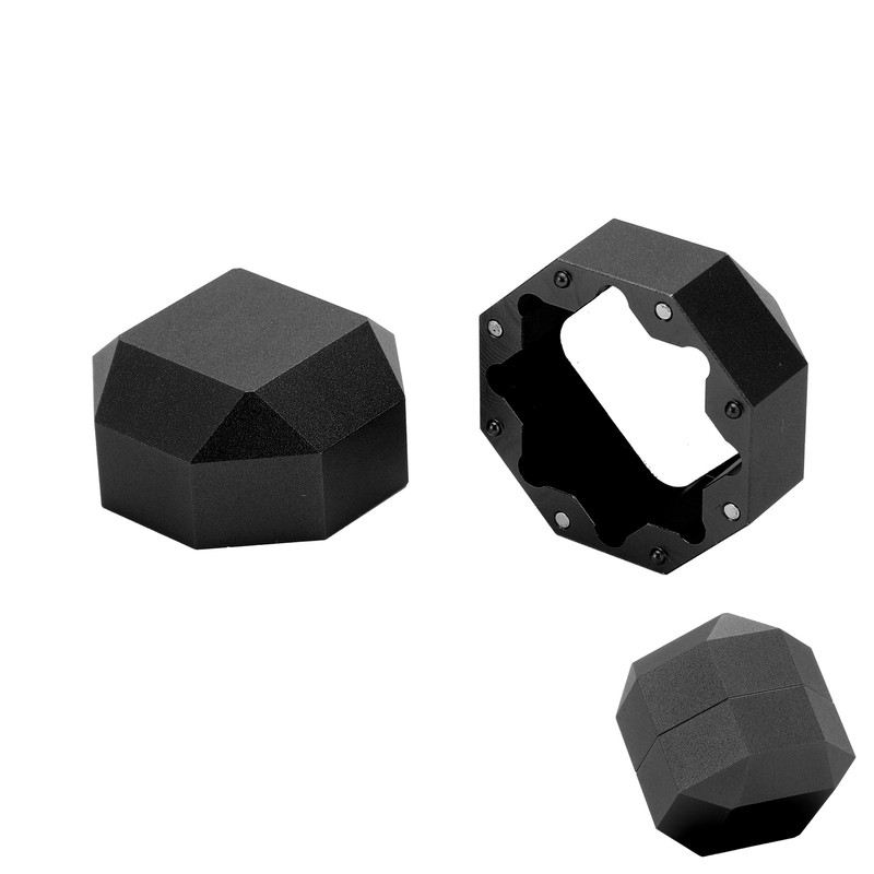 Pocket Billiard Chalk Holder Octagonal Mini Pool Cue Tip Chalk