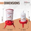 Hen's Choice™ Chicken Feeder and Waterer Set, 6.5 lb Feeder,