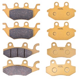 Brake Pads Ceramic Fit for Kawasaki Mule Pro FXT/EPS KAF 820 2015-2018 for Mule Pro FX/EPS 2016-2018 for Mule Pro DXT/Diesel EPS KAF 1000 2016-2018 for Mule Pro DX EPS/Diesel 2016-2018