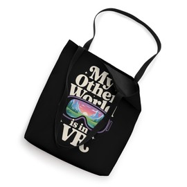 Virtual Reality Headset For Immersive Gamer Worlds Tote Bag