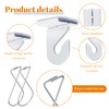 Vicenpal 30 Pcs Drop Ceiling Hooks Bulk for Classrooms Hanging