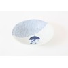 Mino ware Japanese Ceramics Pair Round Plate Japanese Cat (set