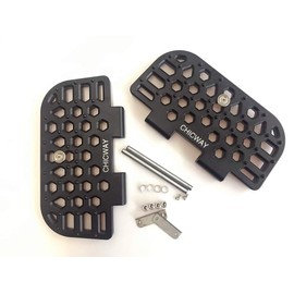 Green Fashion CHICWAY Honeycomb Pedal Super Non-Slip Adjustable Angle Surface Rivet Bumps with Magnet High-Density Aviation Aluminum Suitable for All Models of GOTWAY, Inmotion V11, Veteran Sherman