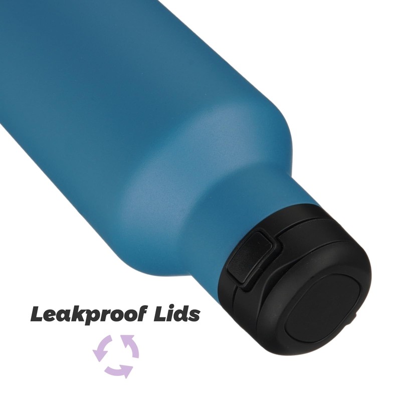 Insulated Water Bottle with Straw,25 OZ Double Wall Vacuum Stainless