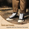 Stepace 5/8" Wide Fat Shoe Laces for Sneakers 2 Pairs