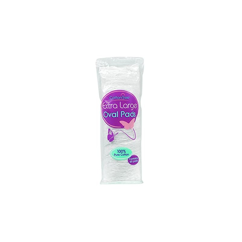 Cotton Tree® Extra Large Oval Pads 60 Pack