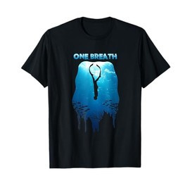 Immersione in Apnea Apnea Ocean Free Dive Sea Maglietta