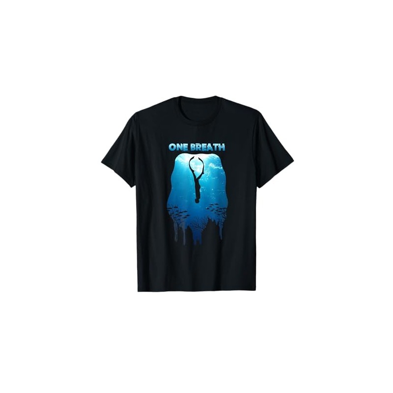 Immersione in Apnea Apnea Ocean Free Dive Sea Maglietta