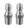 Gorise Pressure Washer Coupling Quick Connect 1/4 Inch NPT Connector